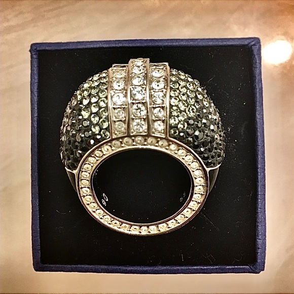 Swarovski Jewelry - Swarovski signed limited edition ring. Dome ring